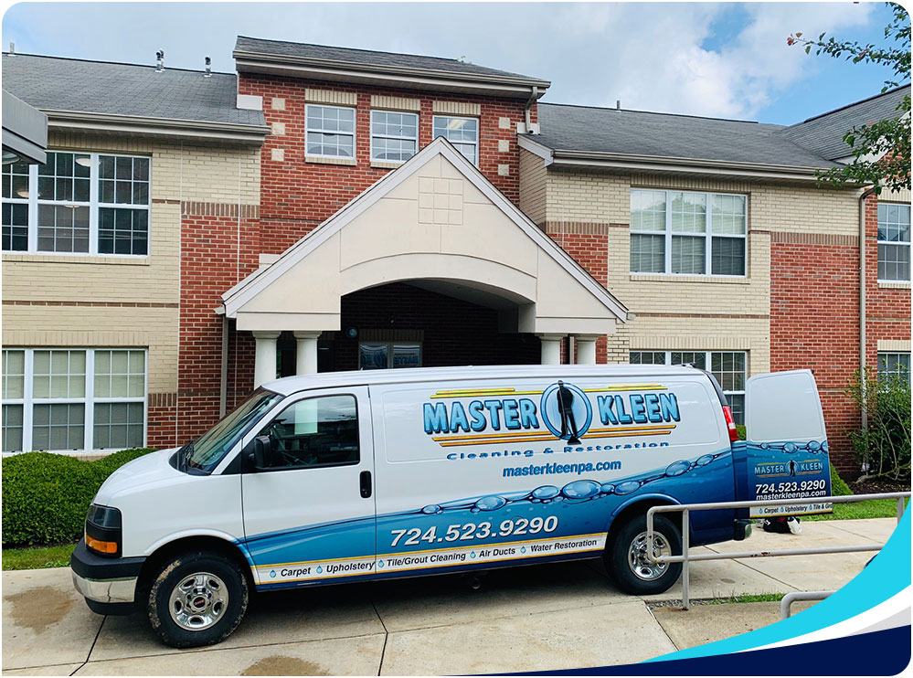 Master Kleen cleaning services van in Jeanette PA