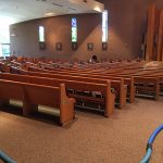 Furniture cleaning on pews in Westmoreland PA
