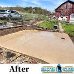 Outdoor concrete after professional pressure washing services in Pittsburgh PA